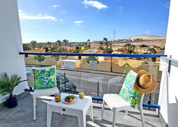 Flat Costa Sun In Costa Calma, Pool, Wifi, Balcony *